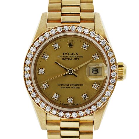 rolex aftermarket diamond dials|rolex watch with diamond bezel.